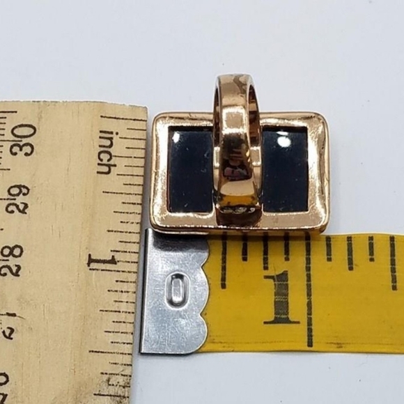 Bronze 925 Silver AKR Amy Kahn Russel Hand Painted Bird Statement Ring Sz 5 - Picture 6 of 8